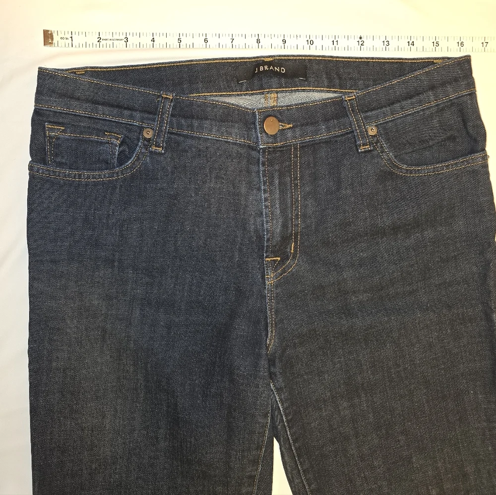 J Brand Aidan Straight Leg Boyfriend Jeans | Size 28 | Dark Blue Wash - Picture 10 of 16